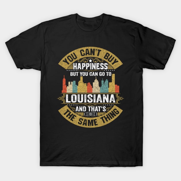 Louisiana State Flag I Love Louisiana Strong Native Louisiana Home Map T-Shirt by BestSellerDesign